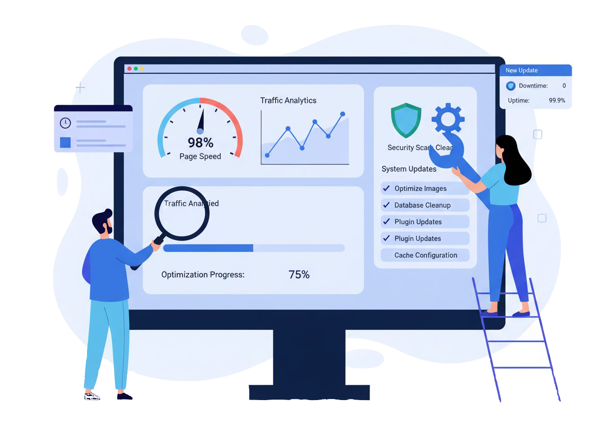 Optimisation et maintenance de site internet